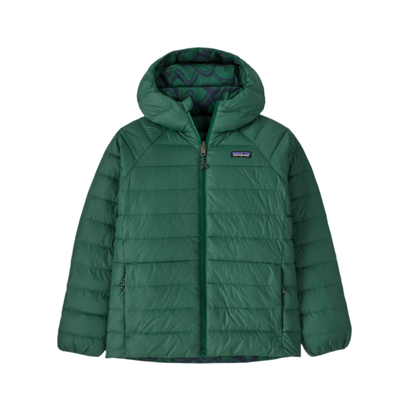 Patagonia down sweater hoody green cheap