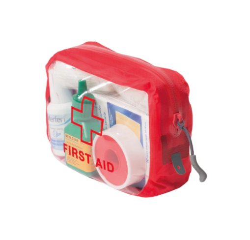 Clear Cube First Aid Kit - Red