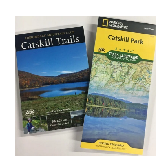 Adirondack Mountain Club National Geographic Adirondack Mountain Club Hiking Guide Book & Map Pack Catskill Trails 5th Edition
