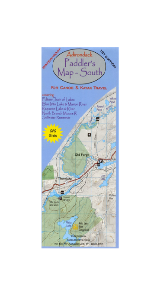 Adirondack Paddler's Map South