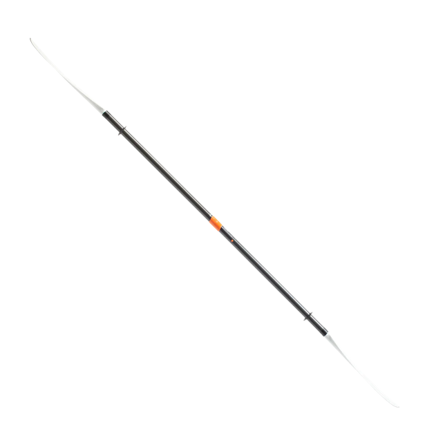 Aqua Bound Sting Ray Hybrid Posi-Lok White Blade Carbon Shaft 2 Piece Standard Shaft Low Angle Kayak Paddle