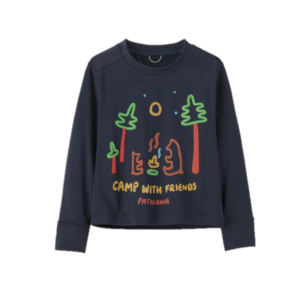 Baby_Long-Sleeved_Capilene_Silkweight_UPF_T-Shirt_Camp With Friends New Navy Closeout Discount Sale