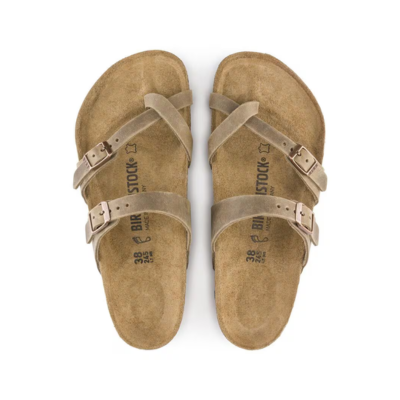 Birkenstock Mayari Oiled Leather Sandal Tobacco Brown 3
