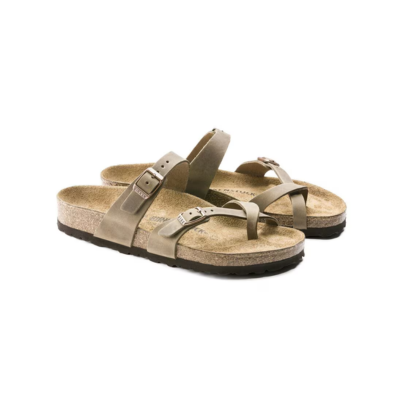 Birkenstock Mayari Oiled Leather Sandal Tobacco Brown 4