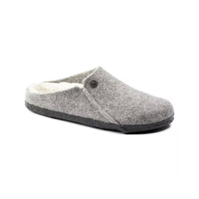 Birkenstock Wolmen's Zermatt Shearling Slipper Light Gray