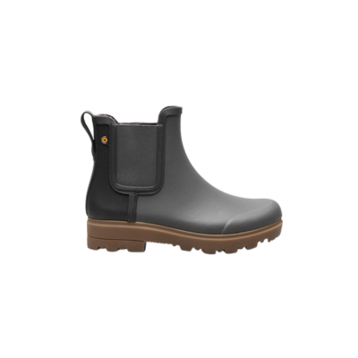 Bogs Footwear Women's Holly Chelsea Waterproof Rain Boot Dark Gray
