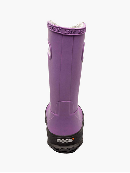 Bogs Kid's Rainboot Plush Waterproof Insulated Winter Boot Purple 2