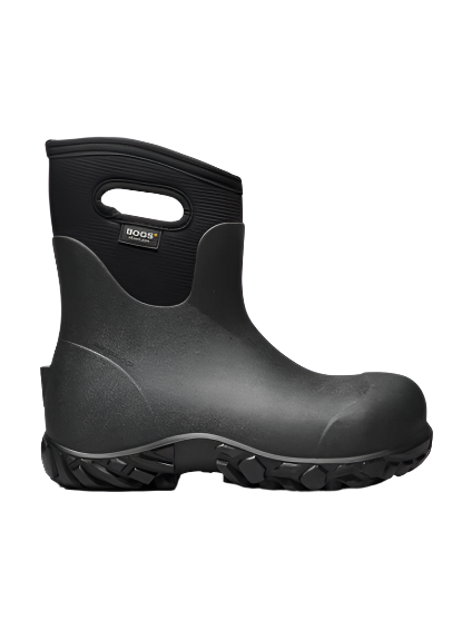 Bogs Men's Workman Mid Waterproof Boot Black