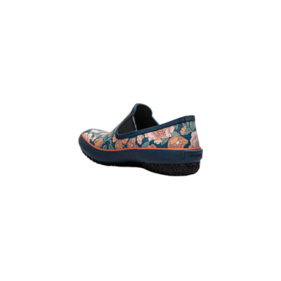 Bogs Women's Patch Slip On Garden Shoe Tapestry Floral Navy Mutli Back