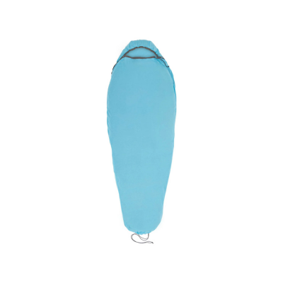Breeze Sleeping Bag Liner Mummy w/ Drawcord Compact Blue