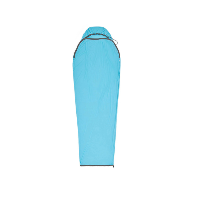 Breeze Sleeping Bag Liner Mummy w/ Drawcord Standard Blue