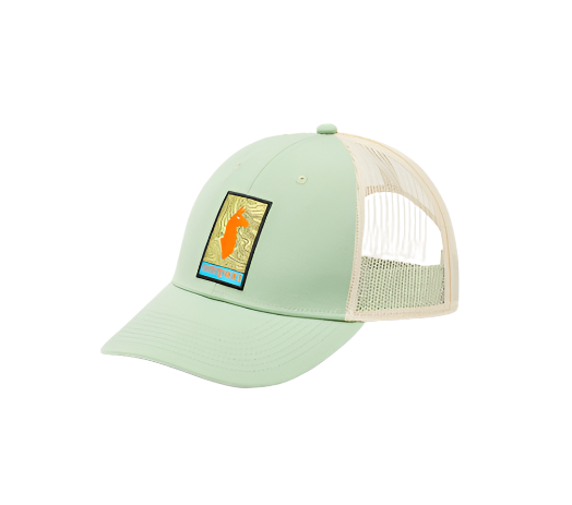 Cotopaxi Llama Map Trucker Hat Aspen