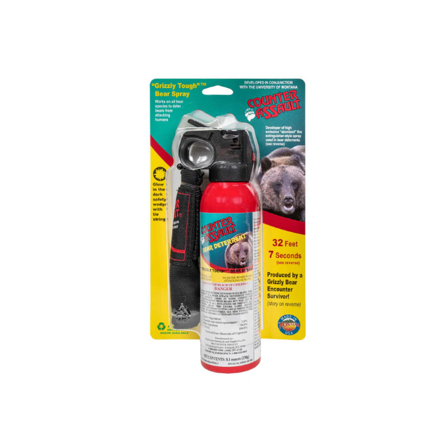 Counter Assault 8.1oz Bear Spray w/Holster Packaged