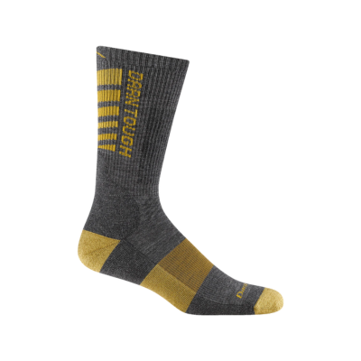 Darn Tough Men's Backbone Boot Midweight Work Socks 2207 Gray