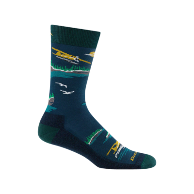 Darn Tough Men's Float Boat Crew Light Cushion Socks 6120 Midnight