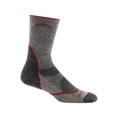 Darn Tough Men's Light Hiker Micro Crew Socks 1972 Taupe