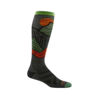 Darn Tough Men's Snow Titan OTC Ski Socks  8050 Forest