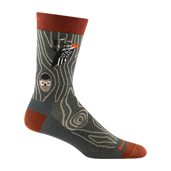 Darn Tough Men's Woody Crew Lifestyle Socks 6111 Forest