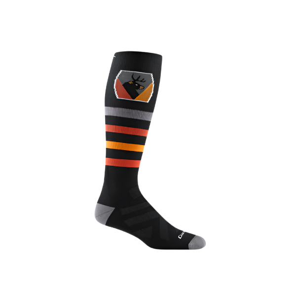 Darn Tough Men's Beer Badge Thermolite OTC Socks 8045 Black