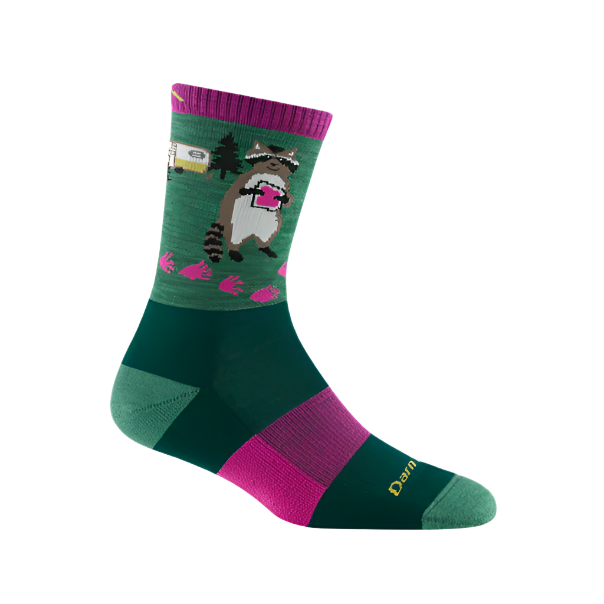 Darn Tough Women's Critter Club Micro Crew Socks 5001 Moss