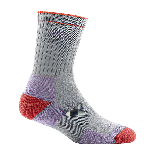 Darn Tough Women's Coolmax Micro Crew Cushion Socks 1929 Light Grey