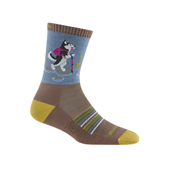 Darn Tough Women's Critter Club Micro Crew Socks 5001 Bark