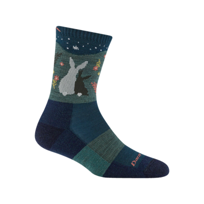 Darn Tough Women's Critter Club Micro Crew Socks 5001 Eclipse