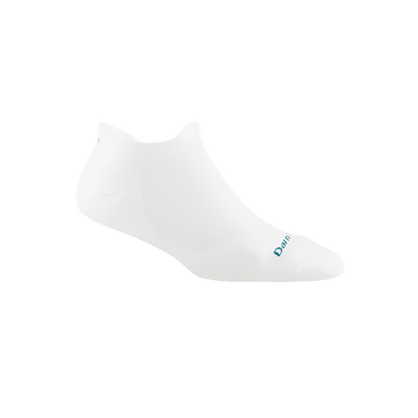 Darn Tough Women's Run Coolmax No Show Tab Socks 1052 White