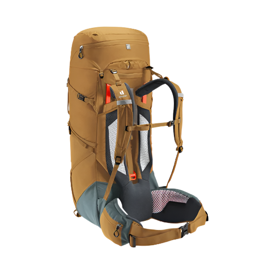 Deuter Aircontact Core 50 + 10 Backpack Almond/Teal Back