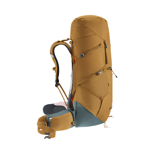 Deuter Aircontact Core 50 + 10 Backpack Almond/Teal Side