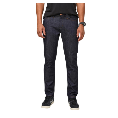 Duer Men's Performance Denim Relaxed Taper Heritage Rinse