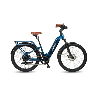 electric comfort bicycle Euphree City Robin X+ | Best Electric Bike for Seniors | Step Through | Light Weight | Long Range | Electric Motorized Bicycle | Commuter Ebike