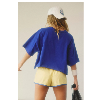 Free People Movement Women's Inspire Buti Logo SS Tee Electric Shock 2