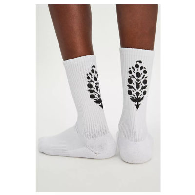 Free People Movement Women's Last Lap Tube Sock One Size White