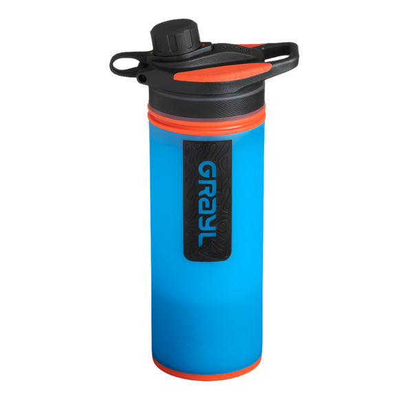 Grayl 24oz GeoPress Water Purifier Bottle Bali Blue
