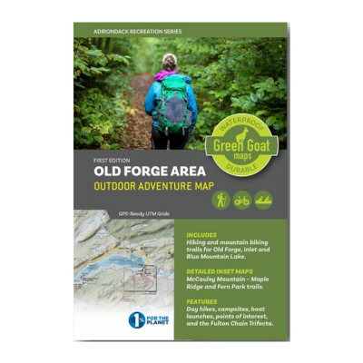Green Goat Maps Old Forge Area Outdoor Adventure Map