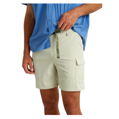 HUK Men's Creekbed Cargo Short Khaki