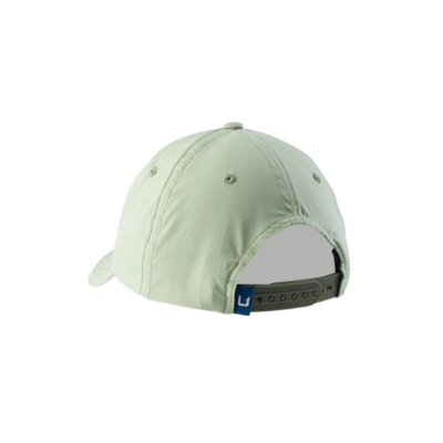 HUK Unstructured Performance Snap Back Hat Fog Green