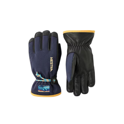 Hestra Kid's Wakayama Winter Ski Glove with Removable Liner Glove Navy