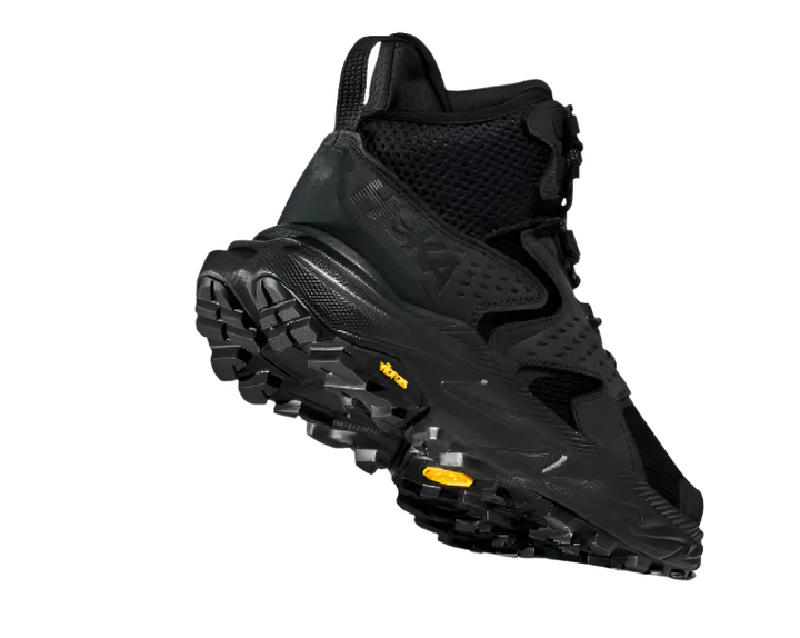 Hoka Men's Anacapa 2 Mid Gore-Tex Waterproof Hiking Boot Black Vibram Sole