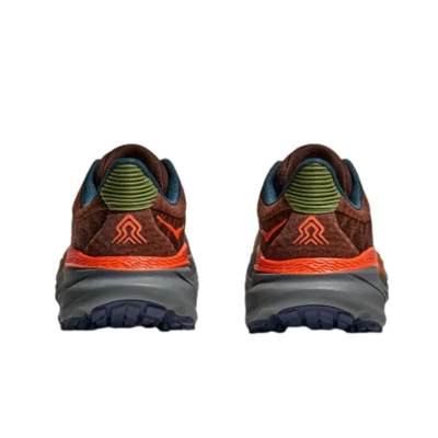 Hoka Men's Challenger ATR 7 Trail Running Shoe Mineral Brown/Asteroid Back