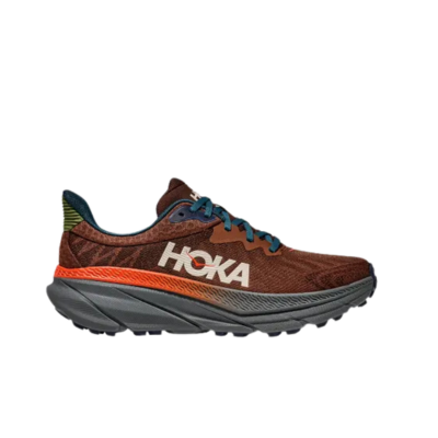 Hoka Men's Challenger ATR 7 Trail Running Shoe Mineral Brown/Asteroid Main