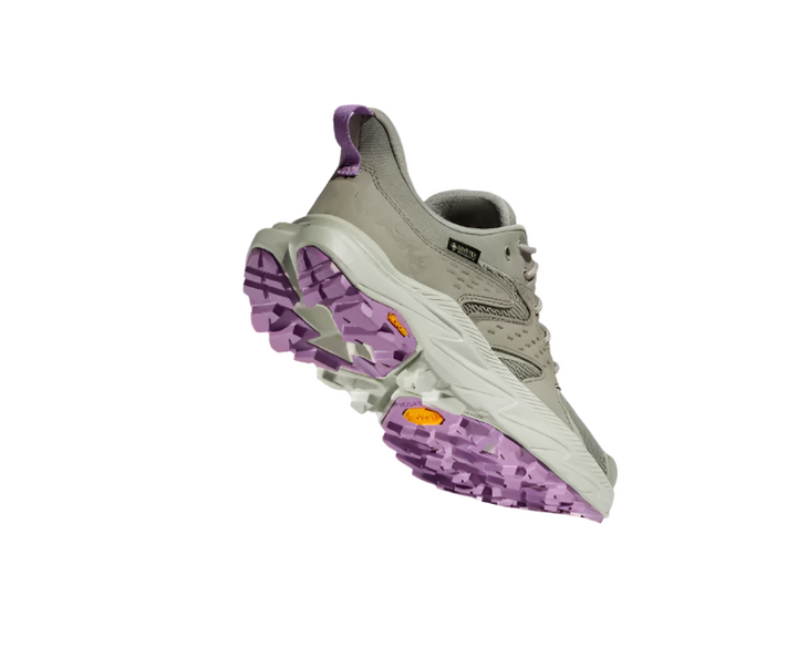 Hoka Women's Anacapa 2 Low Gore-Tex Waterproof Hiking Shoe Barley/Celadon Tint Action