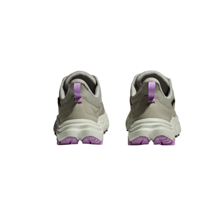 Hoka Women's Anacapa 2 Low Gore-Tex Waterproof Hiking Shoe Barley/Celadon Tint Heel