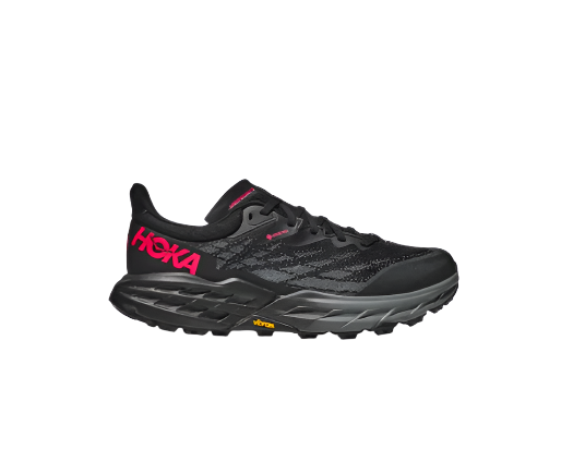 Hoka Women's Speedgoat 5 Gore-Tex Waterproof Trail Running Shoes Black/Black