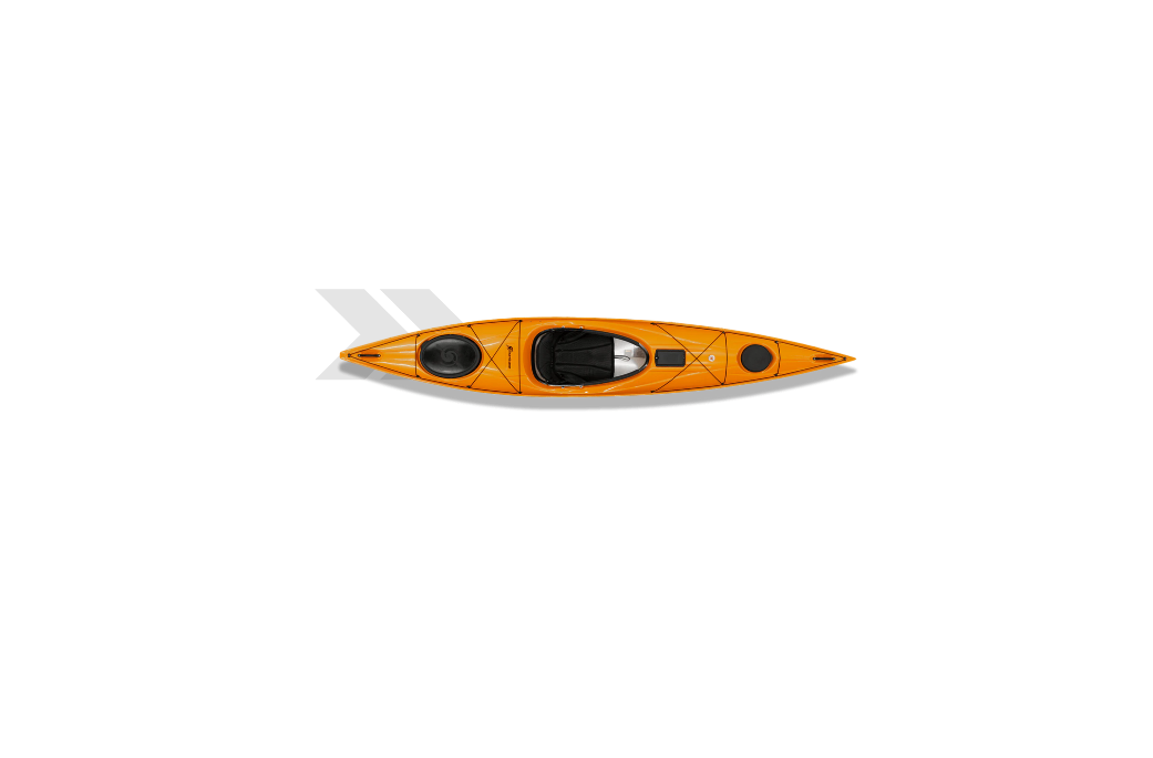 Hurricane Tampico 130 Touring Kayak Mango