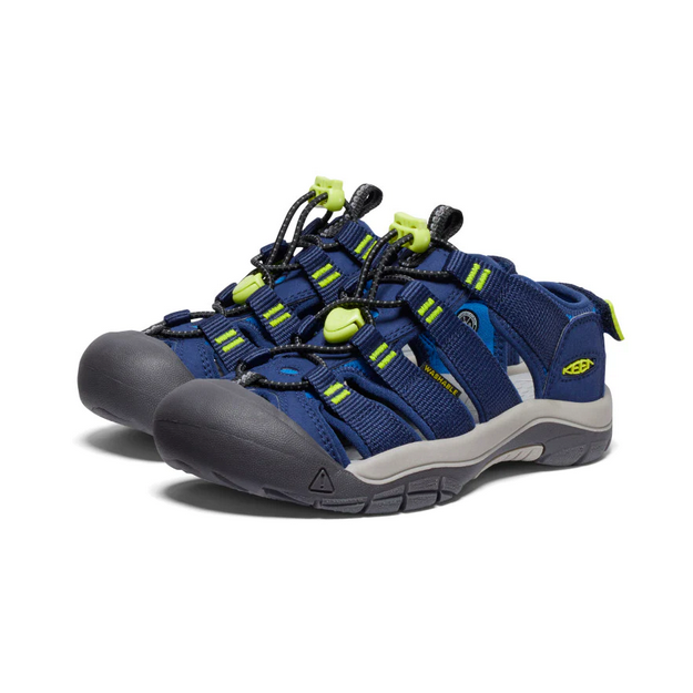 Keen Big Kid's Newport Boundless Sandal Naval Academy/Evening Primrose Side