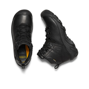 Keen Men's Pyrenees Mid Waterproof Hiking Boot Black Fancy View