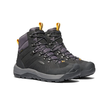 Keen Men's Revel IV Mid Polar Waterproof Winter Boot Black/Magnet Side Dual