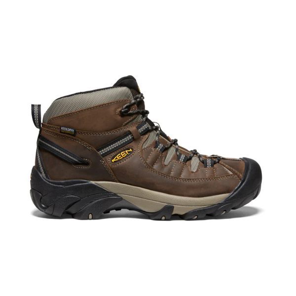 Keen Men's Targhee II Mid Waterproof Hiking Boot Shitake/Brindle